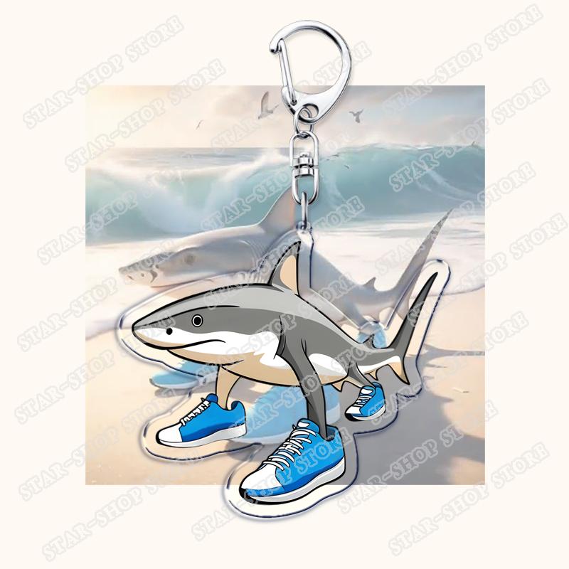 Italian Brainrot Animals Meme Keychains for Accessories Tralalero Tralala Tung Tung Tung Sahur Brr Brr Patapim Keyring Fans Gift