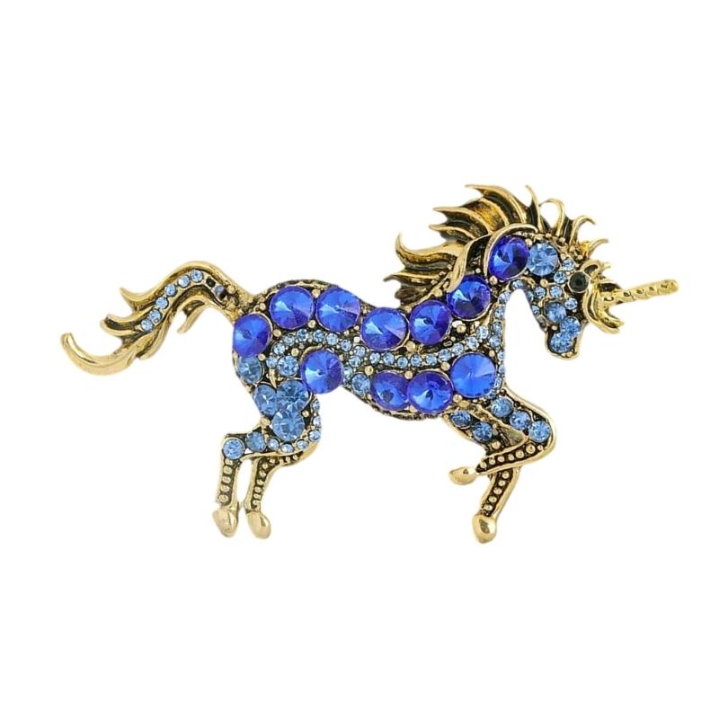 Elegant Unicorns Brooch For Women Portable Alloy Jewelry Accessory for Daily Wear and Special Occasions