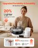 Pottery Wheel for Adults, 36 and 28 cm Turntables, 450W Electric Table Top Pottery Wheel with Foot Pedal, 30-300 RPM Adjustable Speed, Aluminum Body,