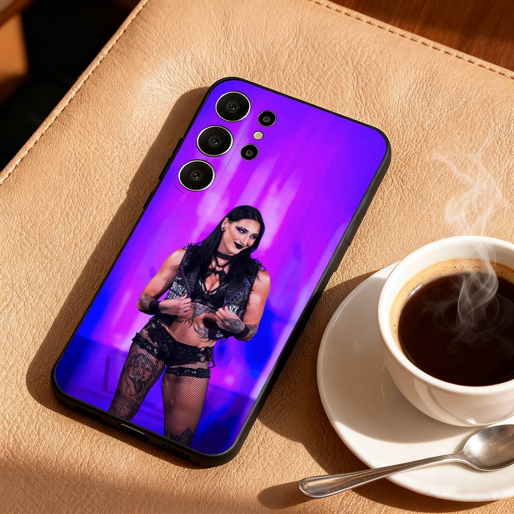 COOL and Stylish Mami Violet Wing Phone Case For Samsung S26,S25,24,23,22,30,21,10,9,Ultra,Plus,Lite,FE Soft Black Case
