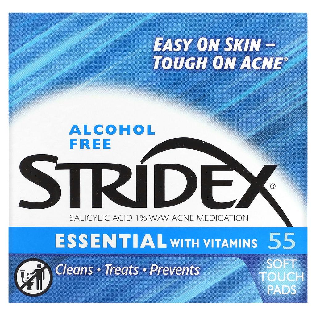 Single Step Acne Treatment, Alcohol Free, Soft Touch Pads 55 Count, 10.7cm² (4.21 In²) Each
