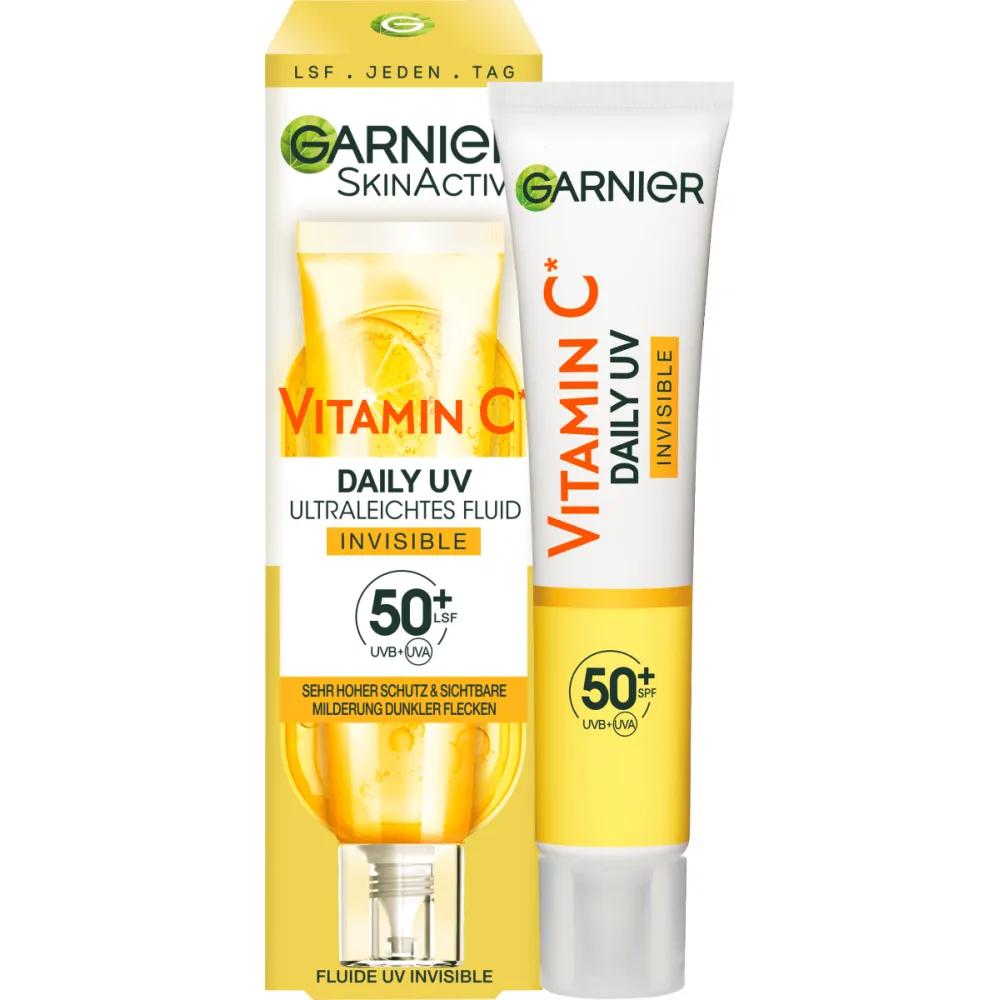 Garnier Skin Active Fluid Vitamin C Invisible LSF 50+ 40ml