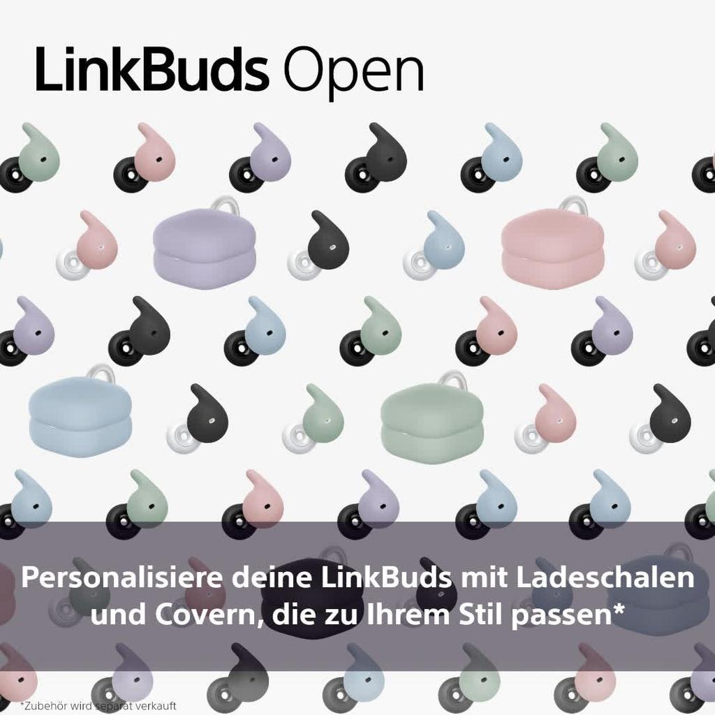 Sony LinkBuds Offene Hülle, Aschblau, für WF-L910
