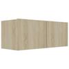 Maison Exclusive - Ensemble de meubles TV 3 pcs Chêne sonoma Bois d'ingénierie