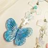 Elegant Butterfly Phone Lanyard Multipurpose Phone Charm Ornament Acrylic Pendant Mobile Accessory for Women Daily Use