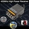 433Mhz Remote Control Switch High Power 8V-72V Wireless Controller Convenient Blasting Flash Smart Switch LED Lamp Controller