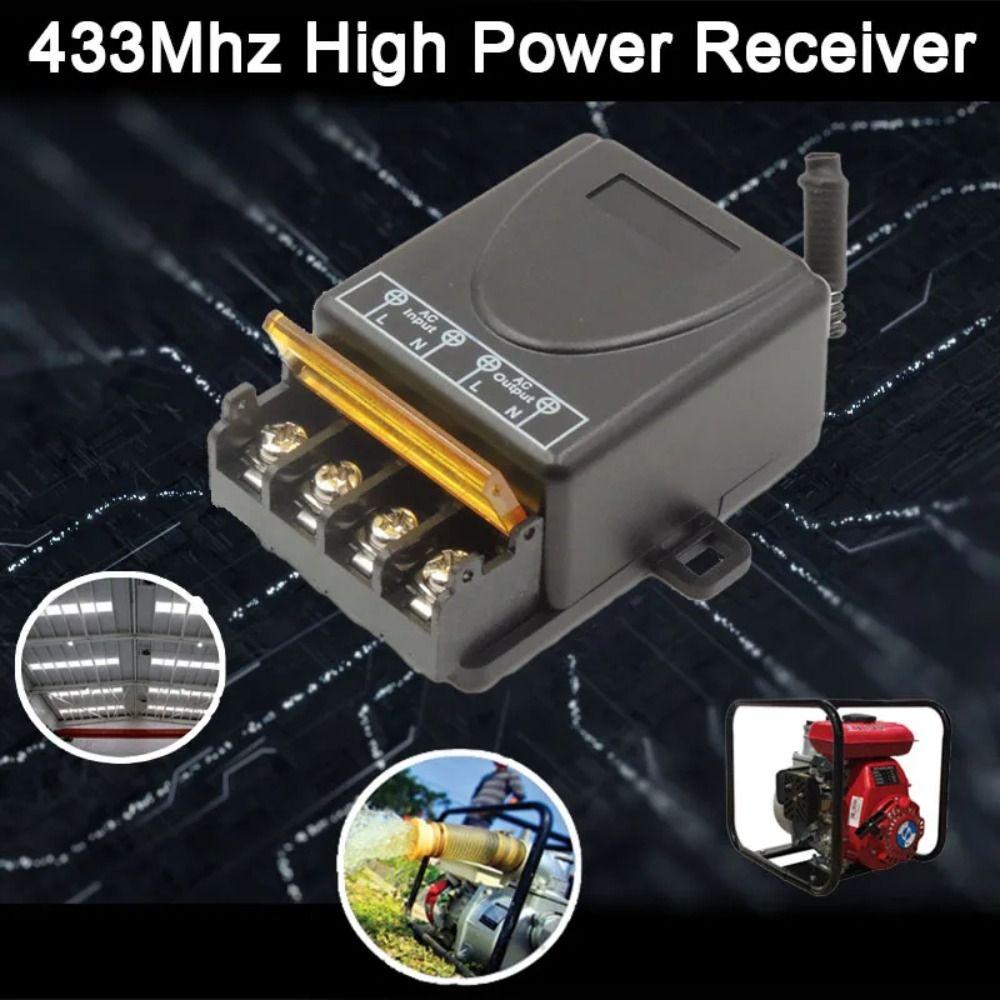 433Mhz Remote Control Switch High Power 8V-72V Wireless Controller Convenient Blasting Flash Smart Switch LED Lamp Controller