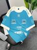 The 2025 Summer New Men's T-shirt 3D Digital Printed Short-sleeved T-shirt, Men's Sportswear, Brooklyn Racing Football T-shirt,