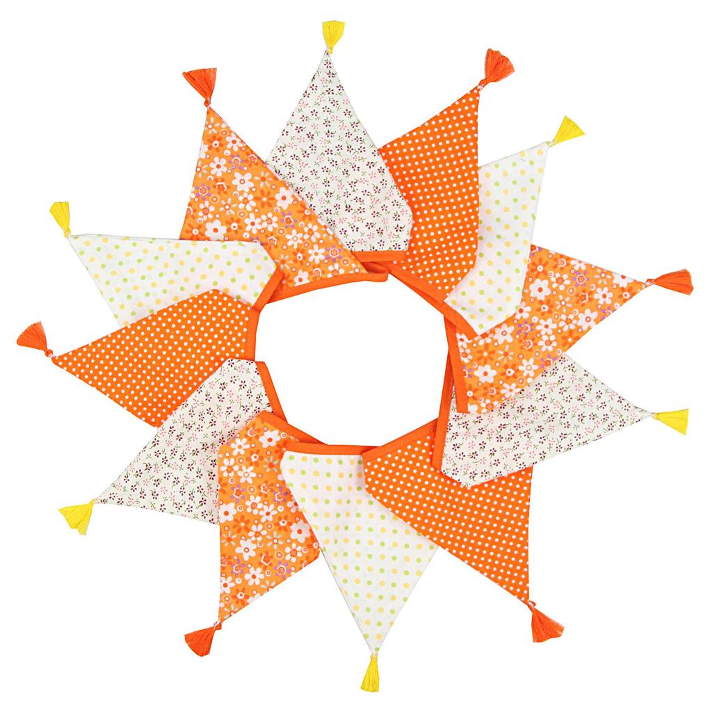 Nordic Cotton Tassel Triangle Bunting for Weddings, Photos, and Kindergartens