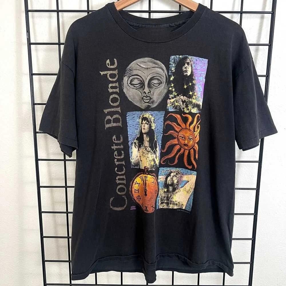 Men s and Women s T-shirts New Concrete Blonde Tour Christmas Gift Unisex S-5XL Shirt BS284 XXXXL