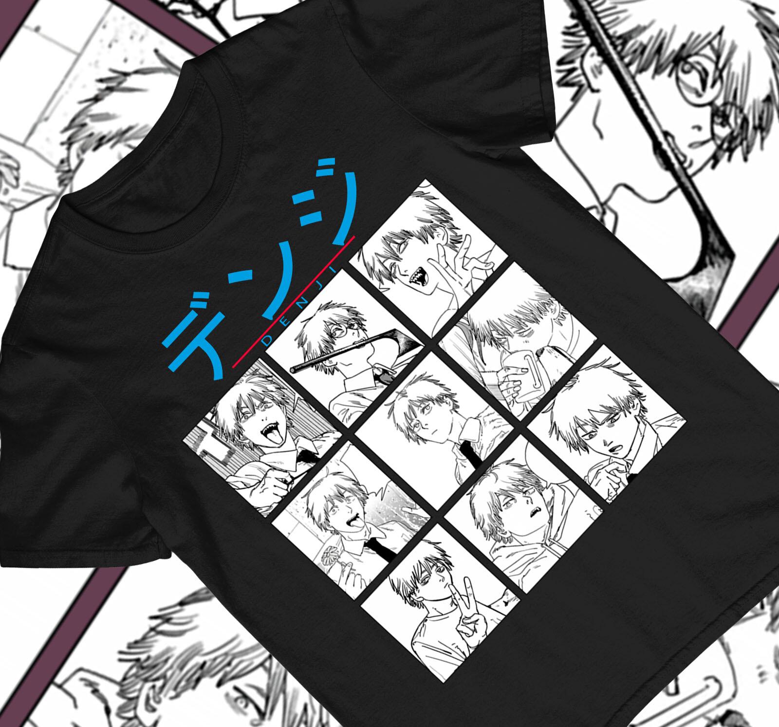 Chainsaw man Denji T-Shirt Mens Womens Tees Top, Anime ,Aki Hayakawa Kon Chainsaw Man Shirt XL