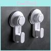 Suction Cup Vacuum 1pc Strong Hook Self Adhesive Door Wall Hanger Hook Key Holder Heavy Load Rack Bathroom Kitchen Hanging Hook
