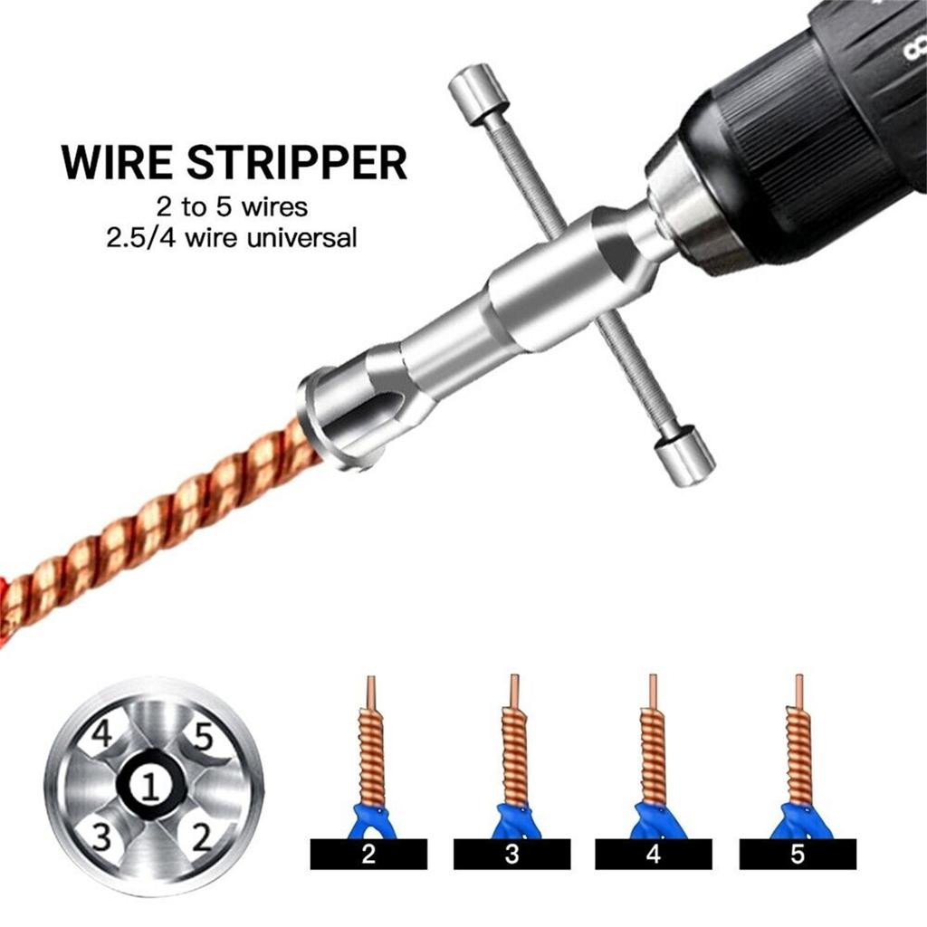 Electric/manual Automatic Wire Stripper Wear-resistant High Hardness Ncable Peeling Twisting Connector Terminal Winder