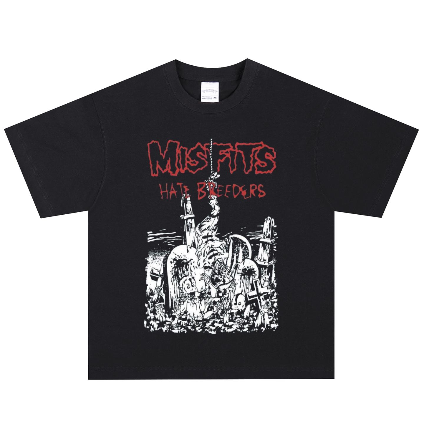 Misfits T-Shirt, Soft Fabric Casual Daily Wear S