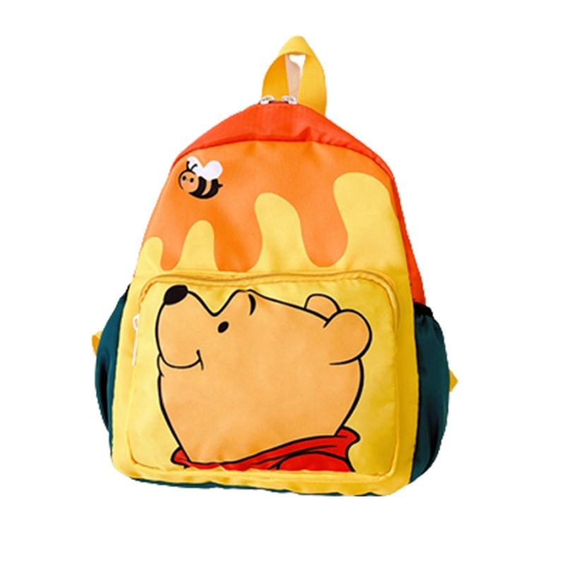 

Cute Cartoon Pattern Nylon Kindergarten Backpack For Boys And Girls Lightweight And Durable With Dual Shoulder Straps Perfect For School And Travel M жовтий