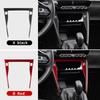 Real Soft Carbon Fiber Sticker For Peugeot 208 E-208 2020 2025 2025 2025 2025 2025 LHD RHD Car Central Control Panel Trim