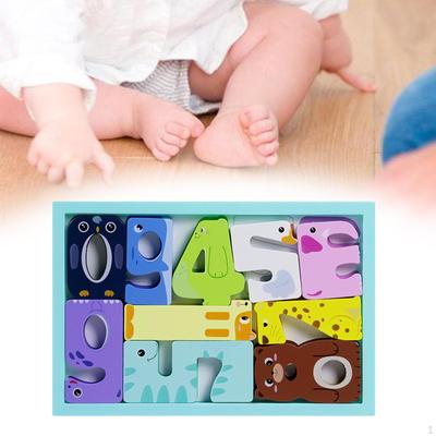 Geburtstagsgeschenke Puzzles Lernen Sortieren Gehirnjoggeln Zeichentrickspielzeug Montessori Jungen und Mädchen