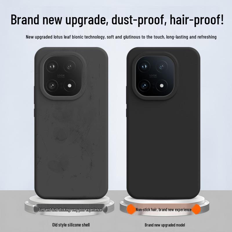 IQOO15 Silicone Phone Case: High-End, Solid Color, Dirt-Resistant, Anti-Fall Protective Cover for Women