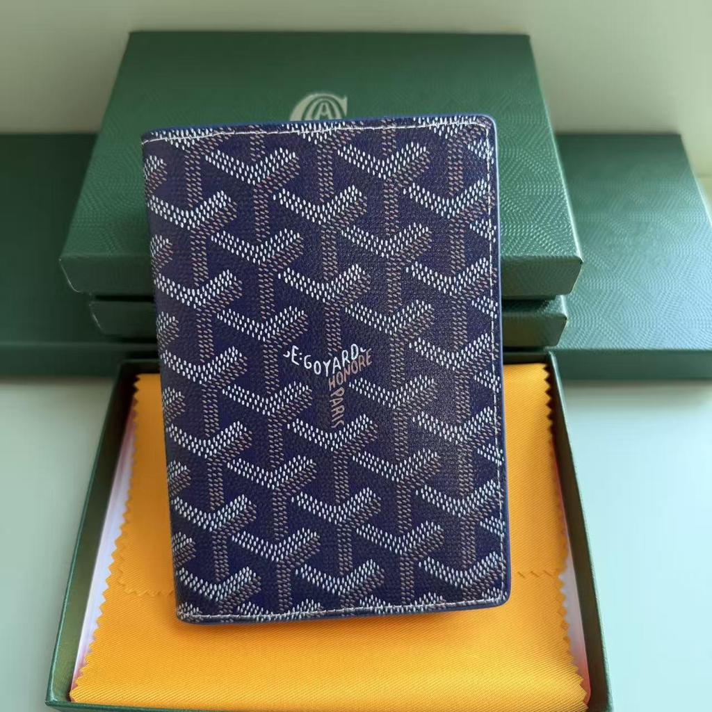 Goya Hundezahn Mode Reisepasshülle mit Kartenfächern und Schutzhülle