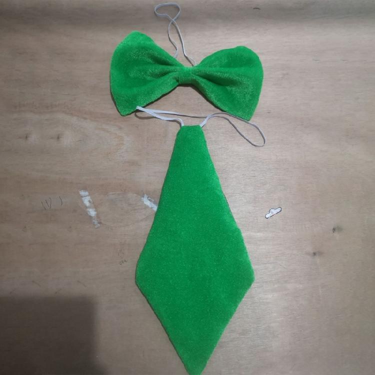 StPatrick Day Green Hat with Beard Irish National Day Costume Props Accessory