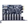 SuperSpeed USB 3.0 7 Port PCI-E Express Card with a 15pin SATA Power Connector PCIE Adapt VL805 and VL812 Chipsets