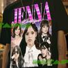 T-shirt Grafica Retrò Jenna Ortega: Camicia in Cotone Unisex