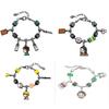 [Anime Character Beaded Pendant Bracelet DIY Jewelry Kit With Accessories]