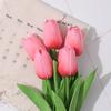 3/5Pcs Tulip Artificial Flowers Bouquet 33CM Fake Flowers for Home Decor Garden Wedding Marriage Decoration Flower Arrangement