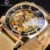 Ανδρικό Fashion Casual Hollow Mesh με αδιάβροχο αυτόματο μηχανικό ρολόι W1076-10-A