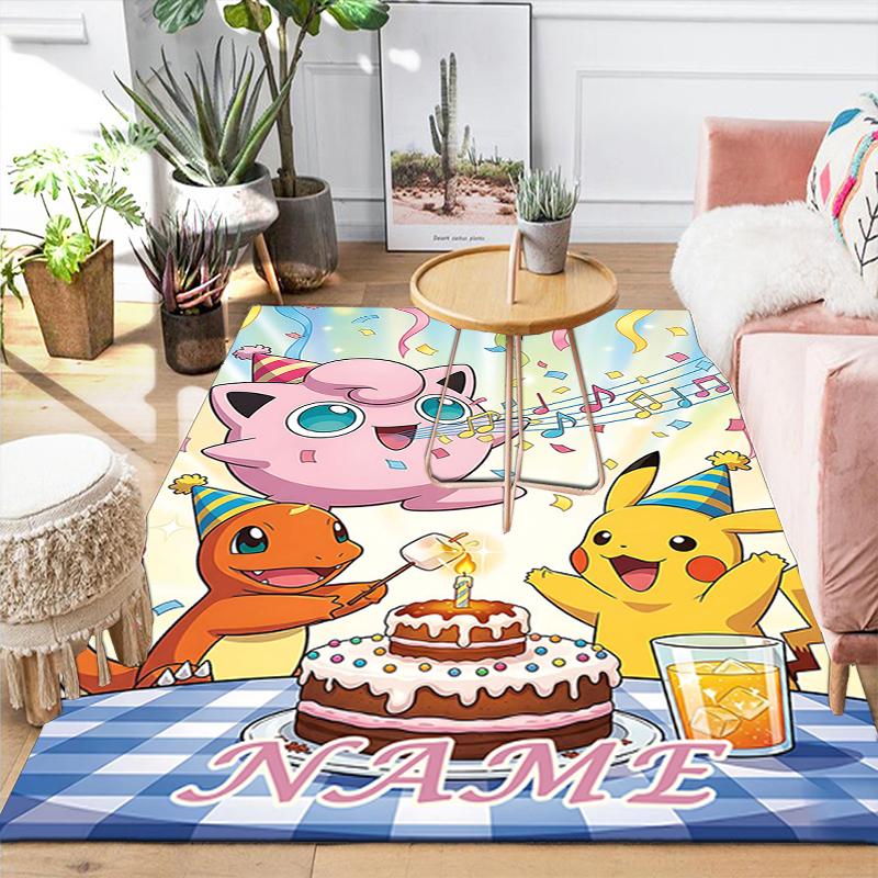 Custom 1Pc Christmas Pokmon Rug Office Carpet Indoor Outdoor Entrance Doormat Nonslip Soft And Comfortable Living Room D2915196