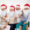 Santa Claus Beard & Eyebrows Costume Set - Plush and Long
