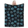 DND D&D Dragon Retro Plush Blanket Child Flannel Throw Blanket For Outdoor Super Soft Custom DIY Quality Bedspread Gift