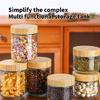 Sturdy Glass Food Storage Jars With Airtights Seal For Home Jar Pickle And Craft