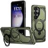 Heavy Duty Magnetic Ring Bracket Case For Samsung S26 S25 S24 S23 Plus Ultra FE A57 A17 A56 A36 A26 A16 A55 A35 Bumper Cover