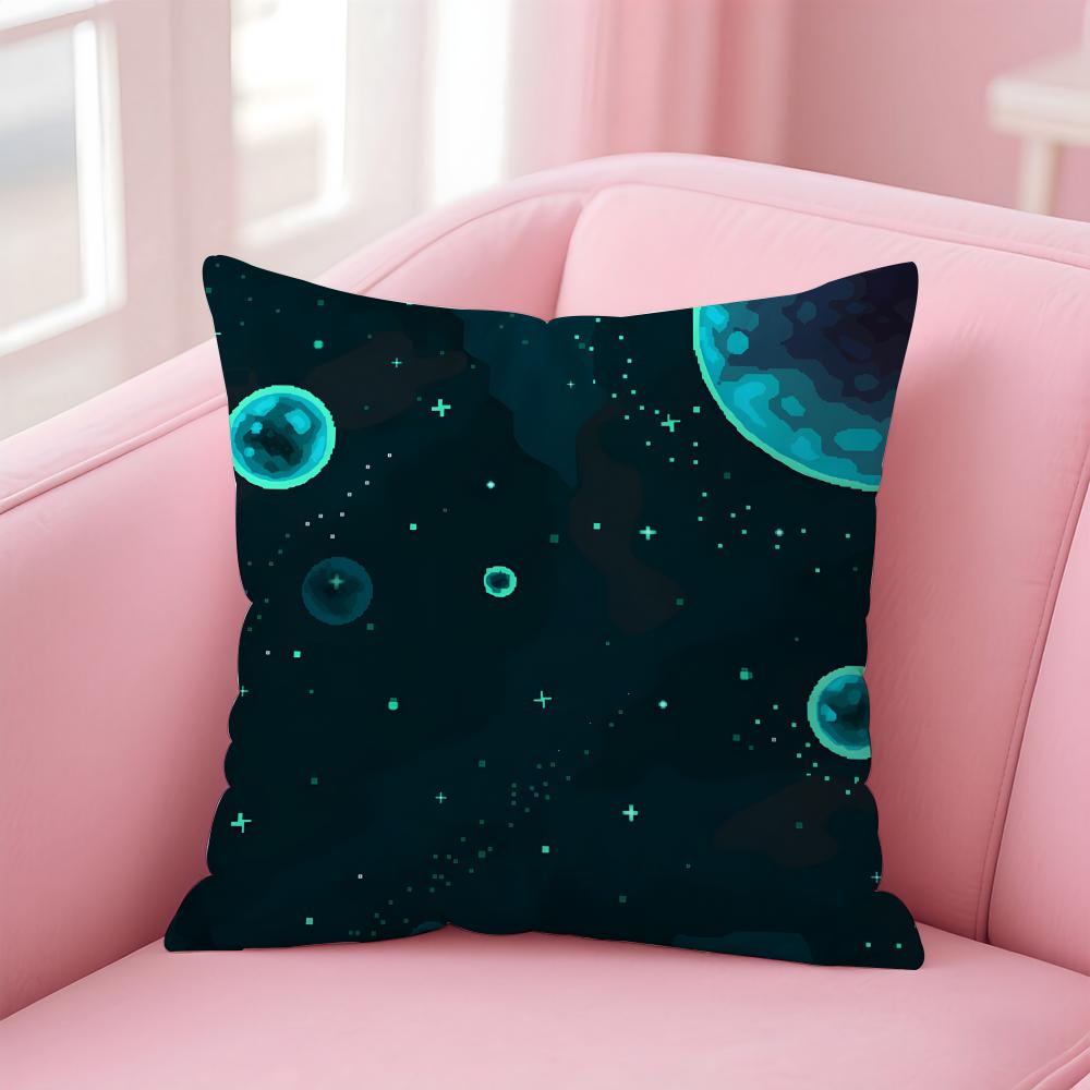 Uuniverse Cushion Cover Linen Pillowcase Cover Soft Decor for Sofa Home Room