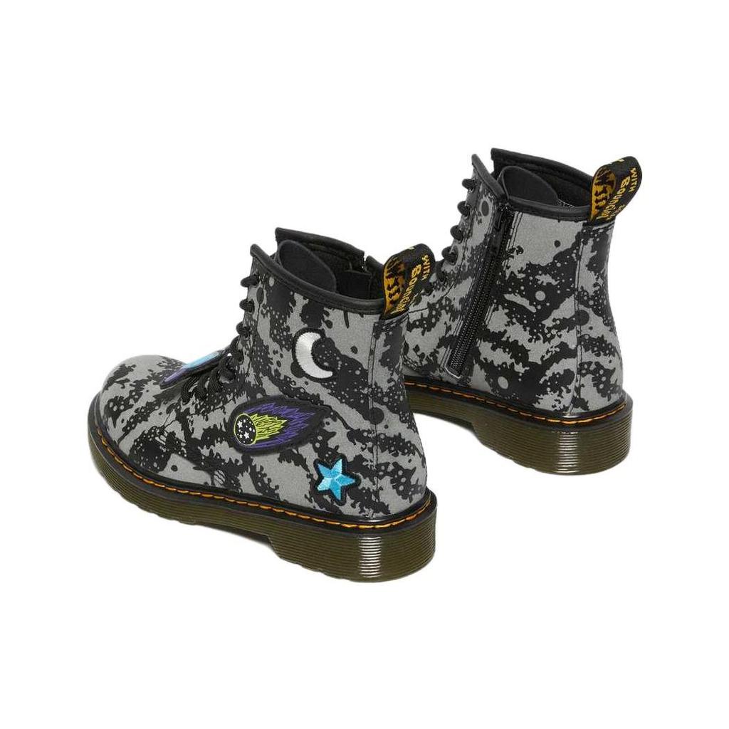 Dr. Martens 1460 Leather Fashion Comfortable Boots Kids Boots Black Gray 27889057