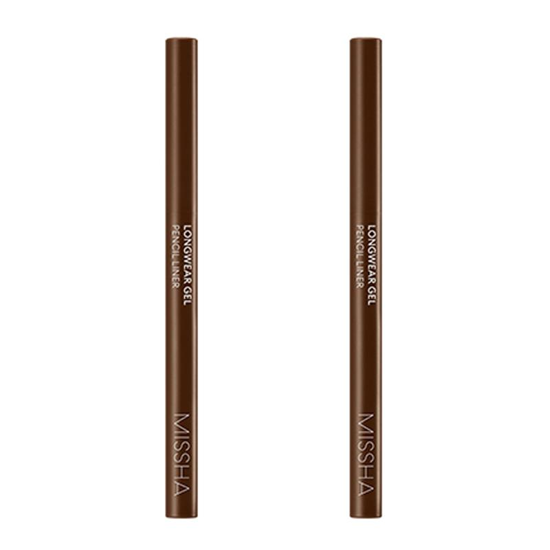 MISSHA Long Wear Gel Pencil Liner, 4 Colors (12 Options)