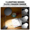 USB Rechargeable Folding Clip On Desk Lamp Touch Control 3 Level Dimming Eye Care Reading Light Portable Night Light