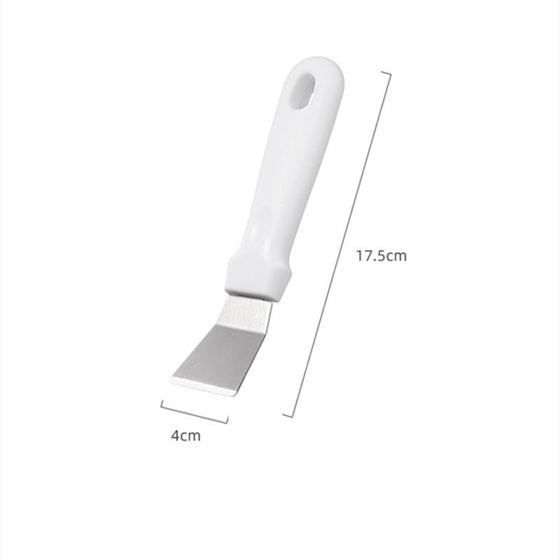 Stove Gas Cleaning Brush Set With Plastic Handle And Steel Wire For Kitchen Use