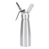 Whipped Cream Dispenser 500ml Professional Aluminum Whip Cream Maker Canister with 3 Nozzles