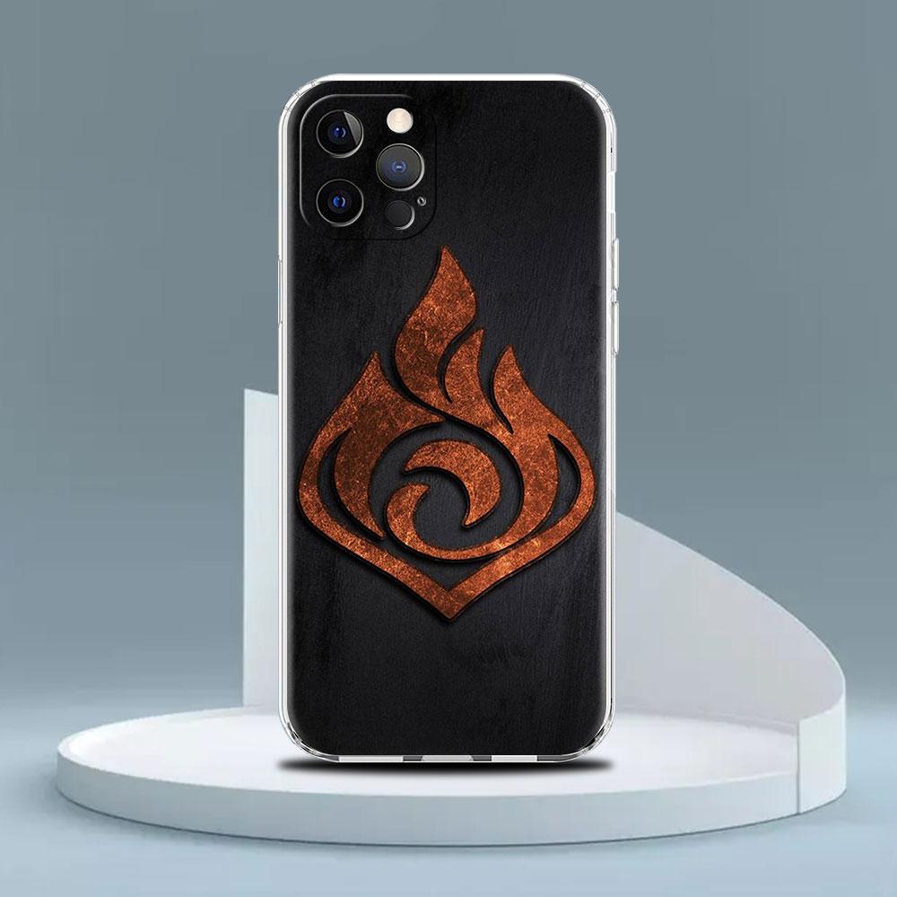 

Clear Case For Apple iPhone 14 13 11 12 Pro 7 8 Plus XR X XS Max 6 6S 14Pro Silicone Phone Cover Genshin Impact iPhone 6 6S