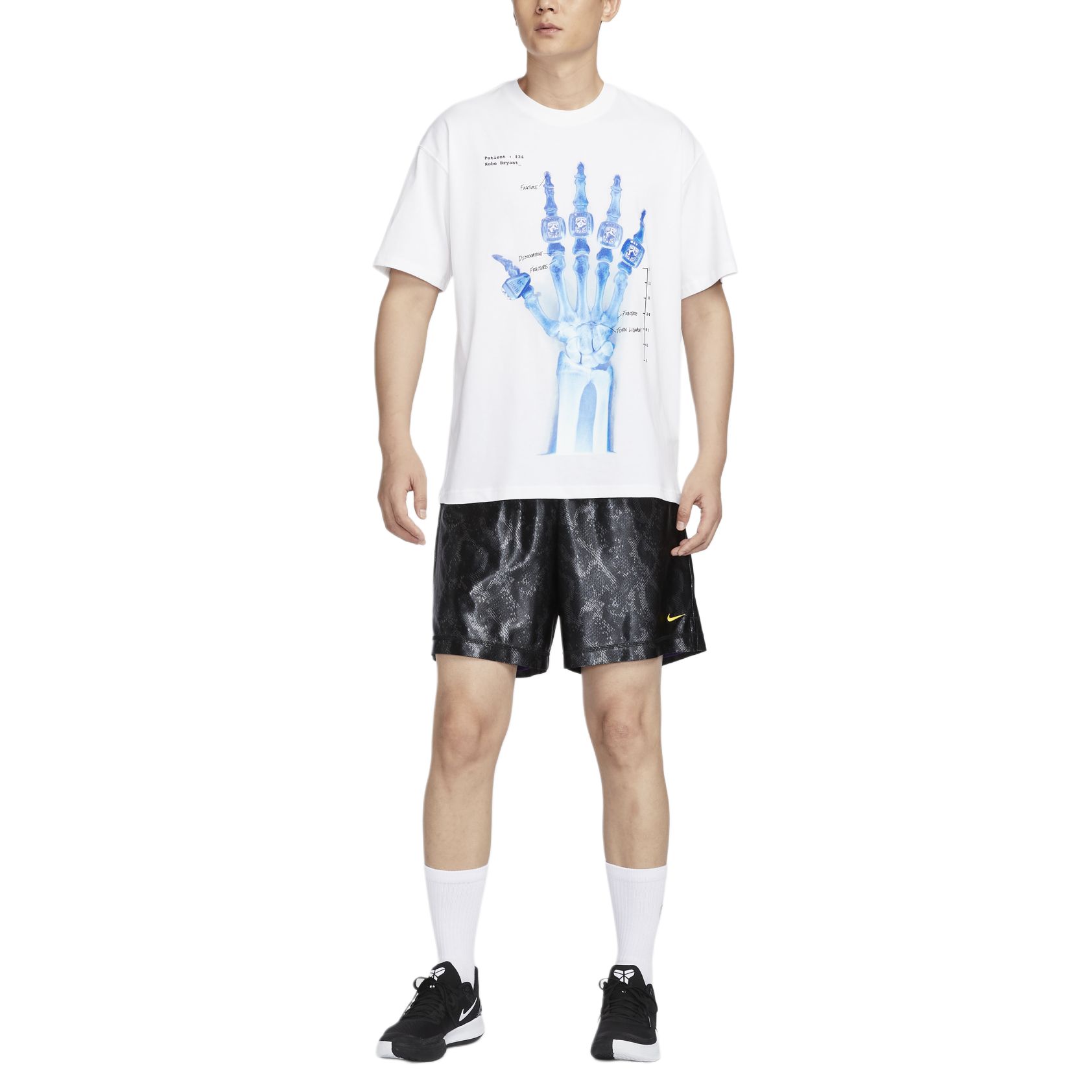 Nike Kobe Bryant Broken Not Beaten T shirt HV6695-100 L