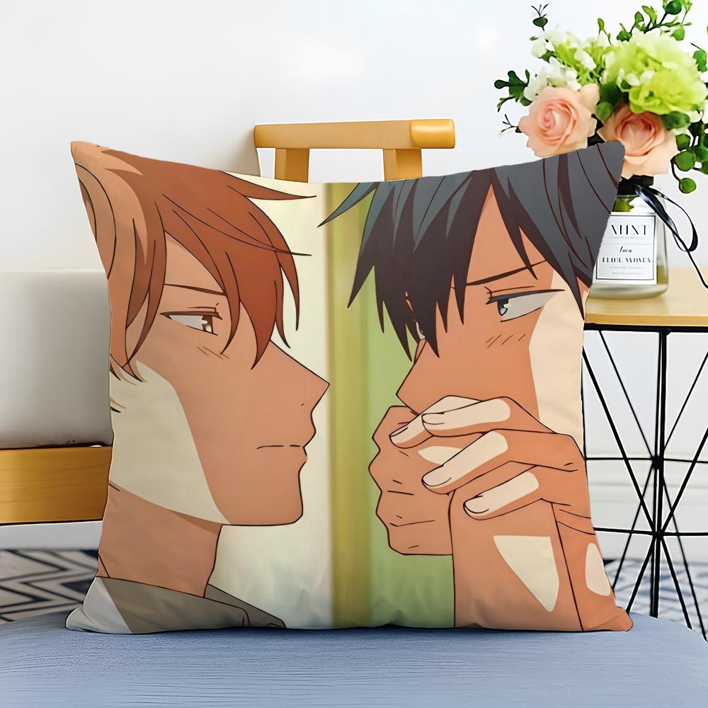 anime gifted future given Cushion Cover Washable Linen comfort Soft  for Sofa Bed Cozy Home Room Decor