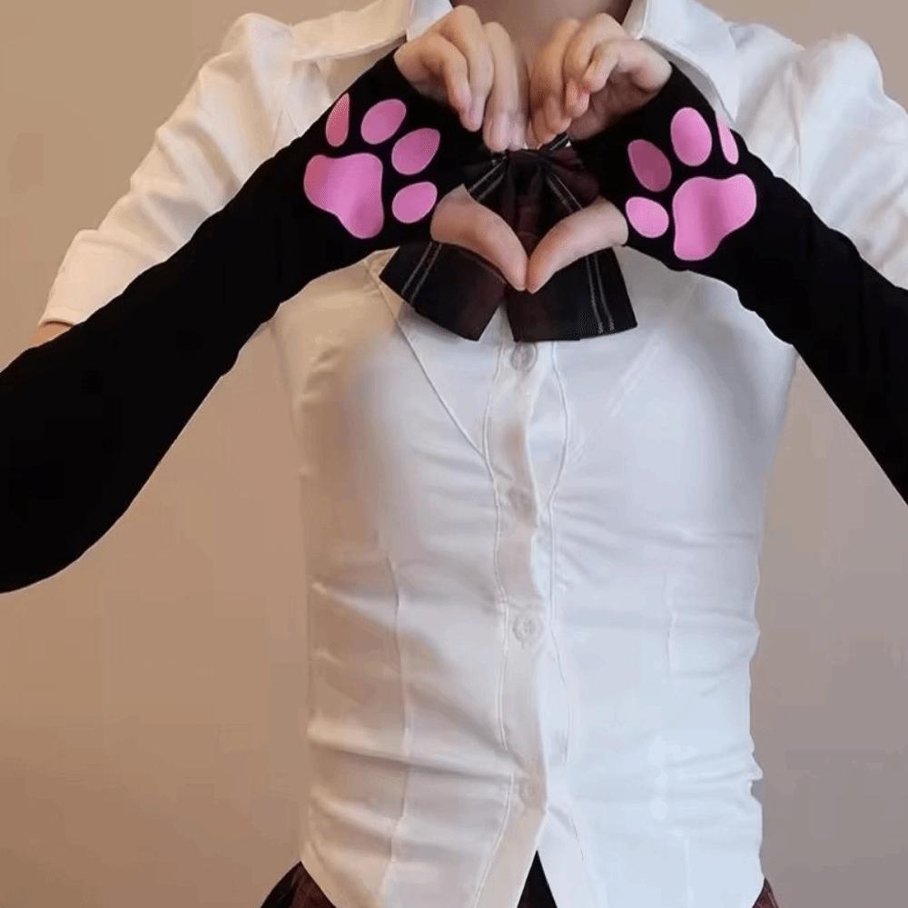 Quick-drying 3D Cat Claw Sunscreen Sleeves UV Protection Arm Sleeve New Hand Protector  Daily Use