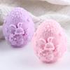Easter Egg Ball Rabbit Decoration Drop Glue Mold Handmade Soap Aromatherapy Decoration Silicone Mold 3D Craft Gift Production