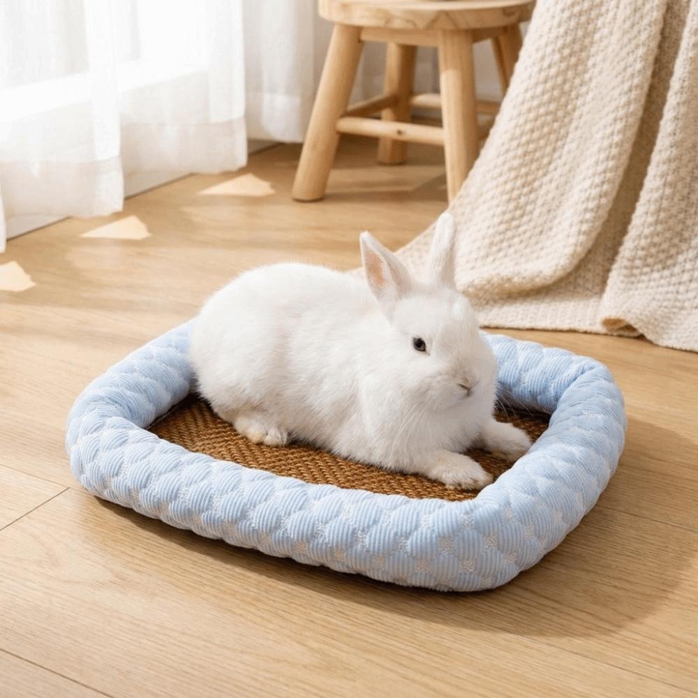 Breathable Rabbits Cooling Cushion Detachable Small Pet Nest Puppy Mattresses  Summer