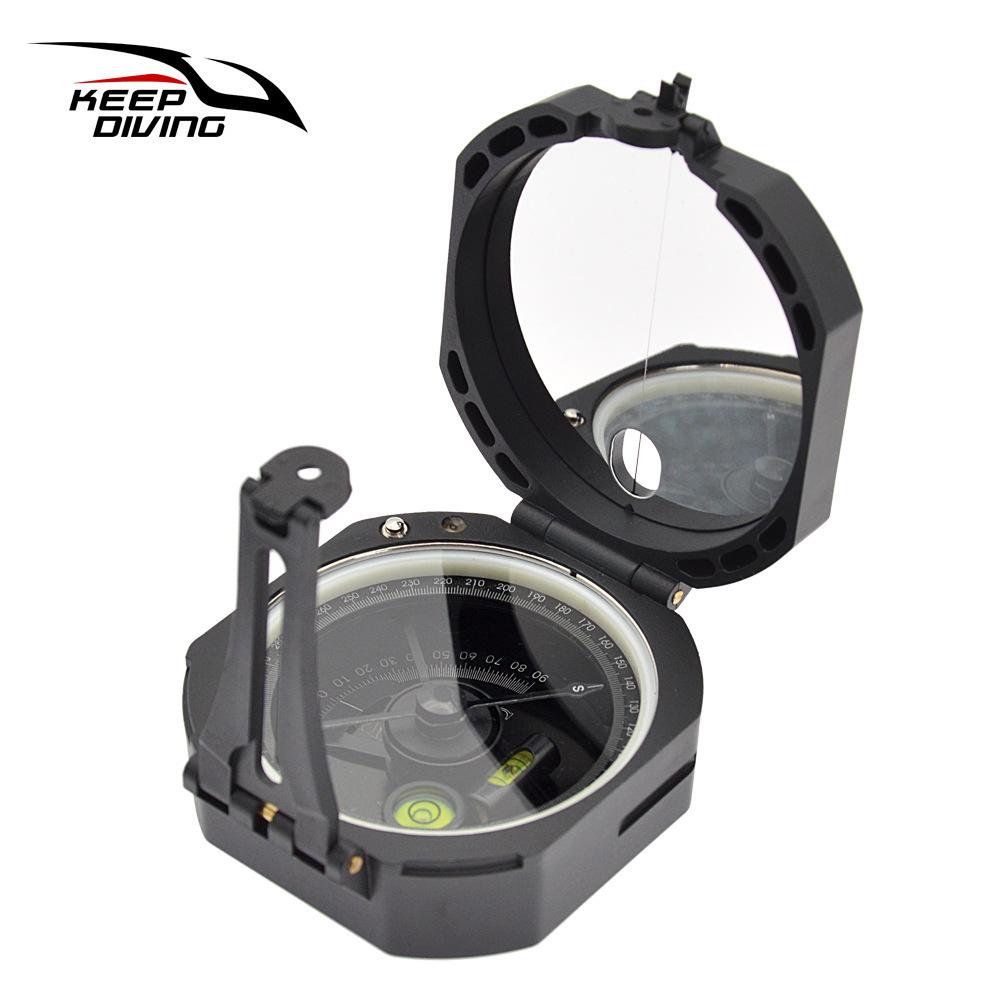M2 Multi-functional Luminous Magnetic Compass with Level - Portable High-Precision Outdoor Geological Compass Compass