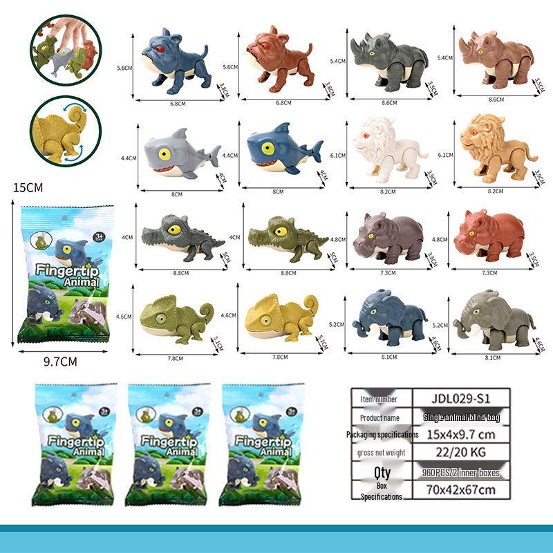 Cross-border Dinosaur Biting Hand Toy Set: Movable Tyrannosaurus Rex Simulation for Kids