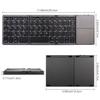 B033 Mini Clavier Bluetooth Pliable Sans Fil pour Téléphone/Tablette