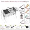 ZISIZ Large Folding Stainless Steel BBQ Grill